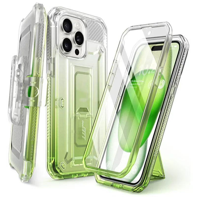 SUPCASE For iPhone 15 Pro Max Case 6.7" (2023) UB Pro Full-Body Rugged Heavy Duty Rugged Case with Built-in Screen Protector