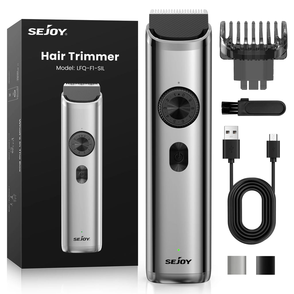 Sejoy Professional  Hair Clippers for Men Trimmers Set for Barber Cordles with LED Display Slick Hair Cut Self-Sharpening Blades