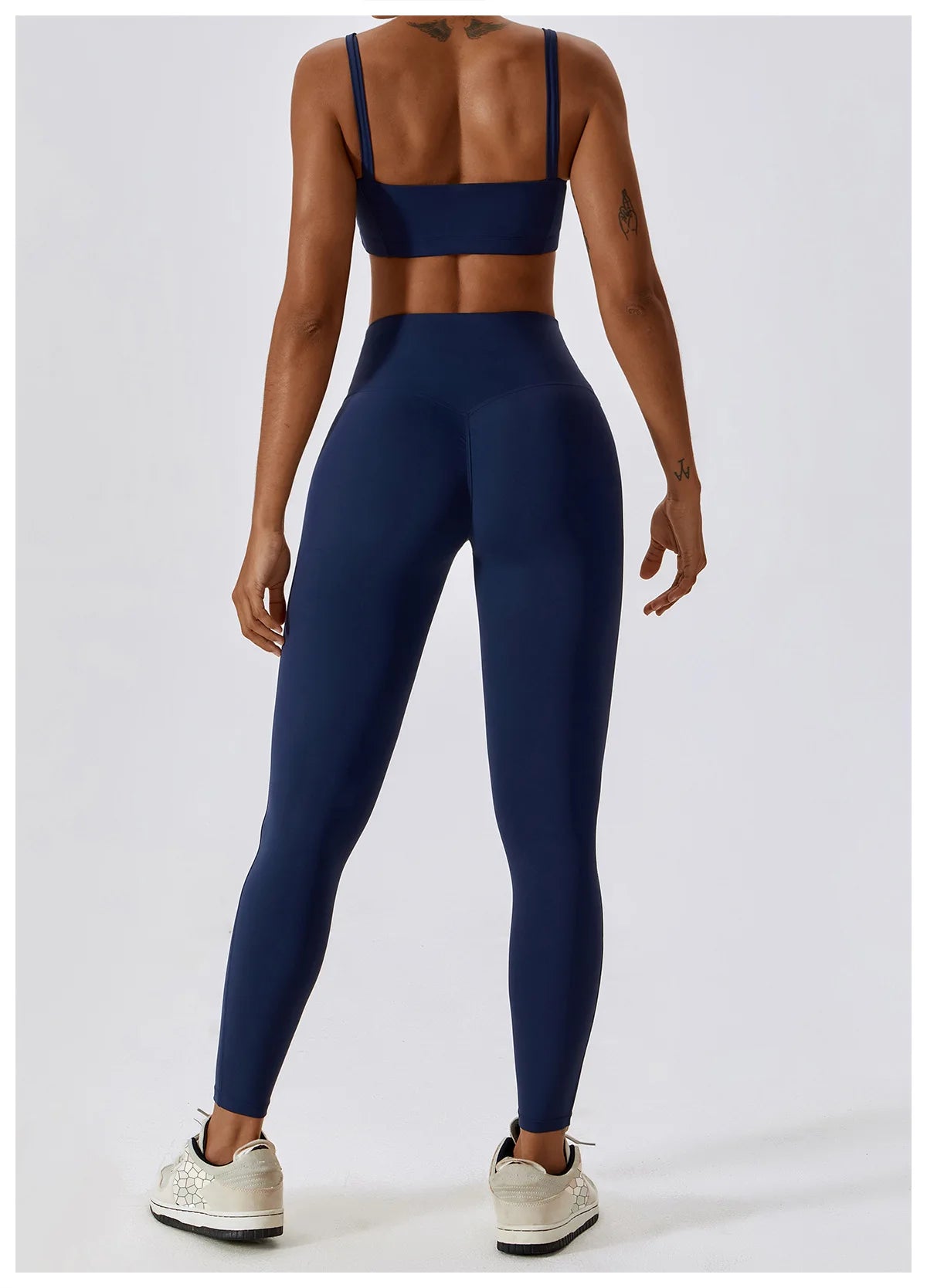 2PCS Yoga Set Nude Feeling Workout Sets Women Tracksuit Gym Push Up Fitness Running Workout Sportwear Sport Bra Leggings Suit