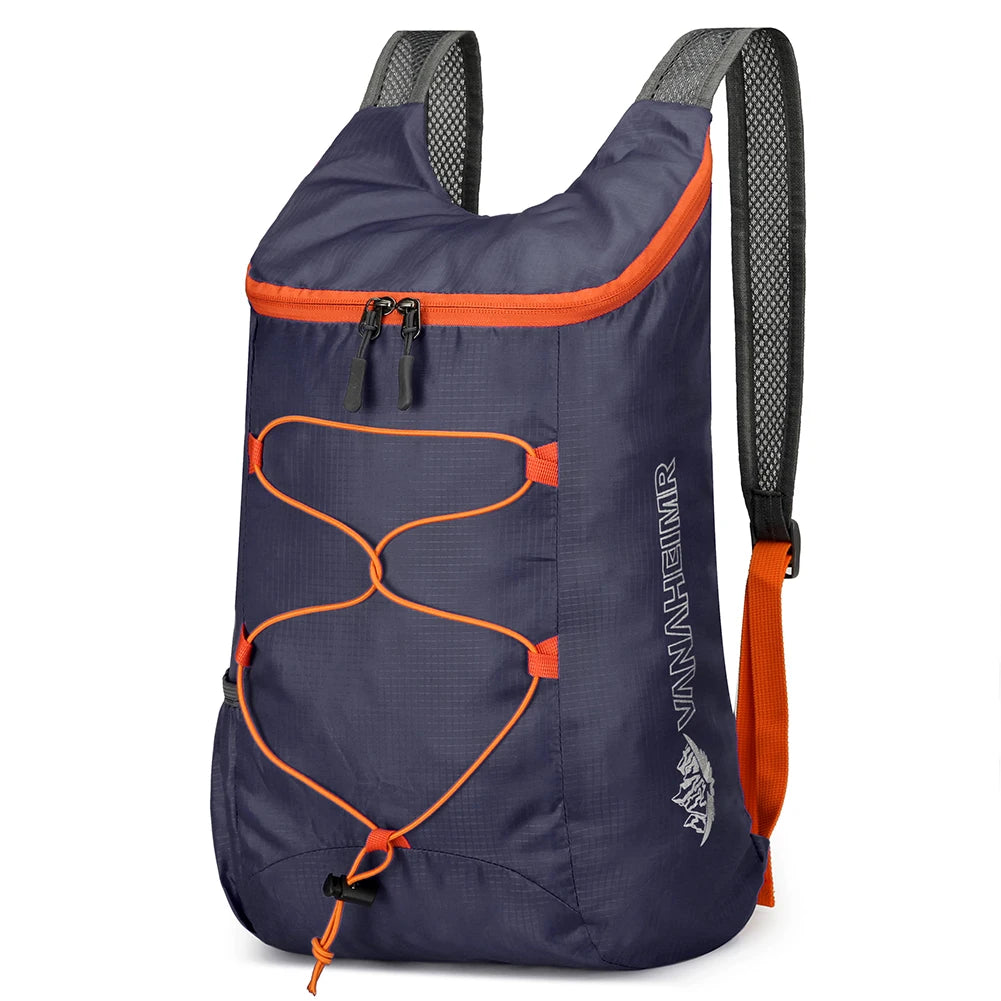 10L Outdoor Climbing Cycling Travel Knapsack Splashproof Folding Hiking Daypack Ultralight Camping Hiking Backpack for Men Women