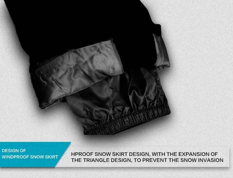 New Thermal Winter Skiing Down Jacket Ski Suit Men Snowboard Bibs Pants Warm Set Male Snowmobile Clothing For Wear Overalls