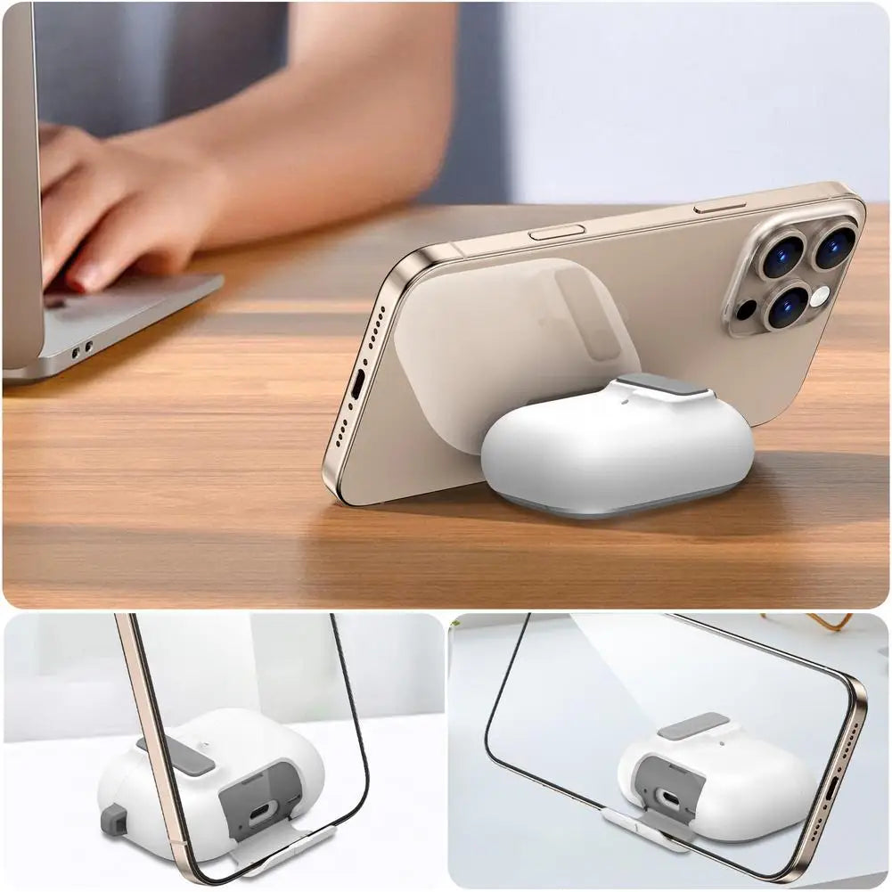 Shockproof Protective Case For Airpods Pro 3 With Phone Stand Automatic Lock Security Cover For AirPods Pro3 3rd Gen 2025