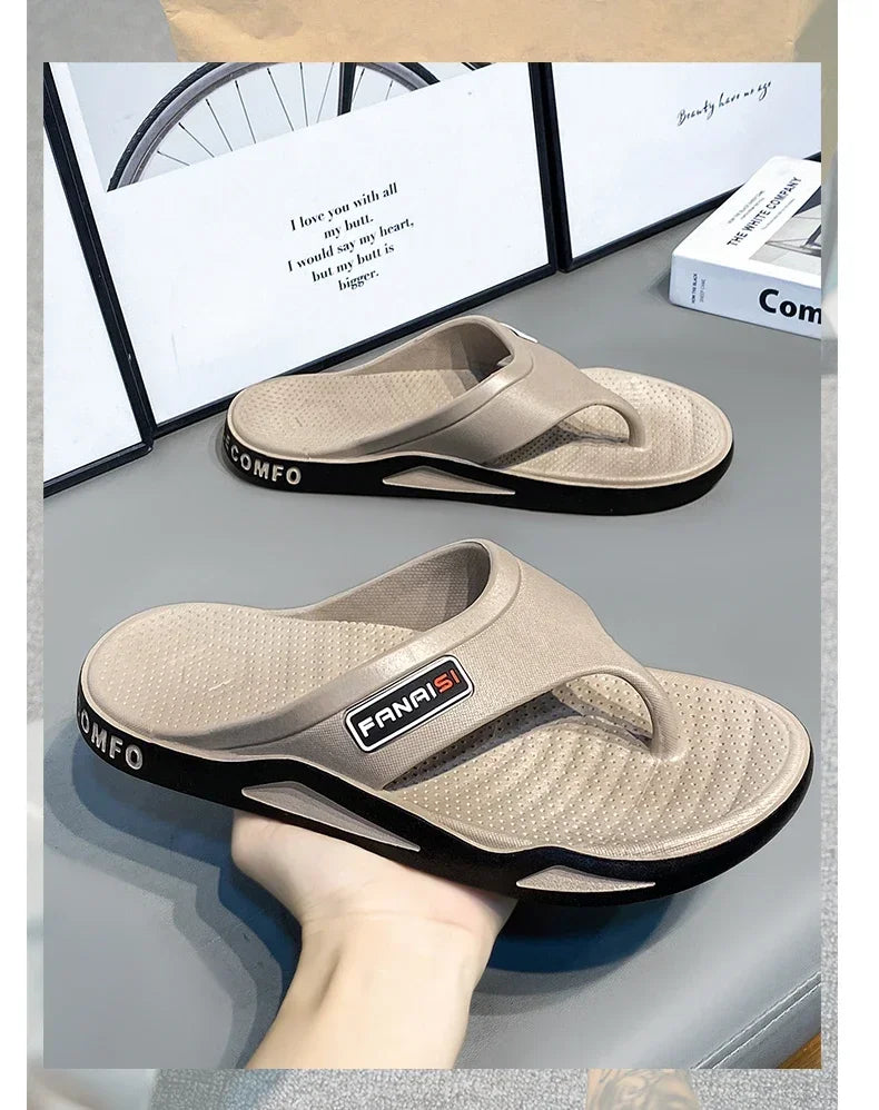 New 2026 Flip Flops For Man Flip-Flops Sports Beach Sandals Men Casual Fashion & Trend Comfortable Shoes House Home Outdoor