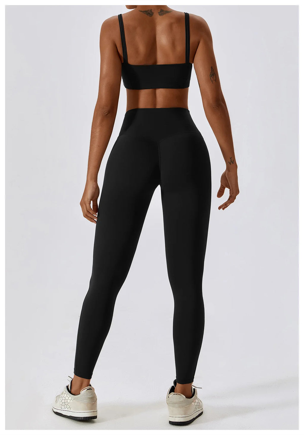 2PCS Yoga Set Nude Feeling Workout Sets Women Tracksuit Gym Push Up Fitness Running Workout Sportwear Sport Bra Leggings Suit