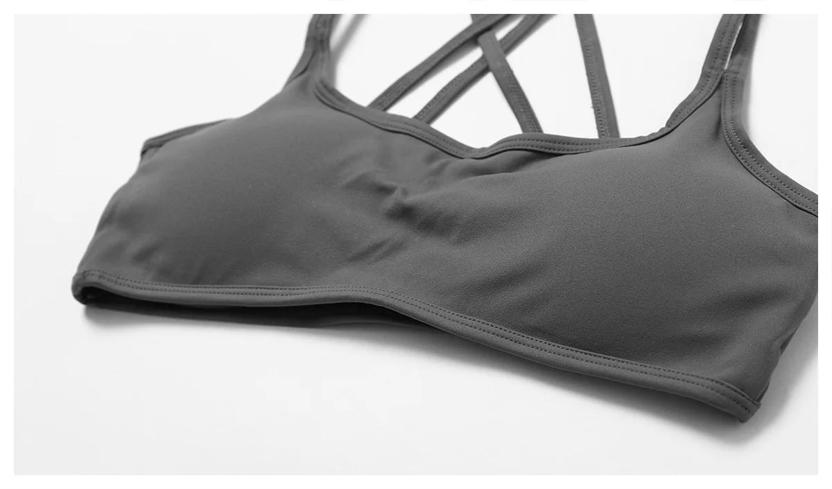 2PCS Yoga Set Nude Feeling Workout Sets Women Tracksuit Gym Push Up Fitness Running Workout Sportwear Sport Bra Leggings Suit