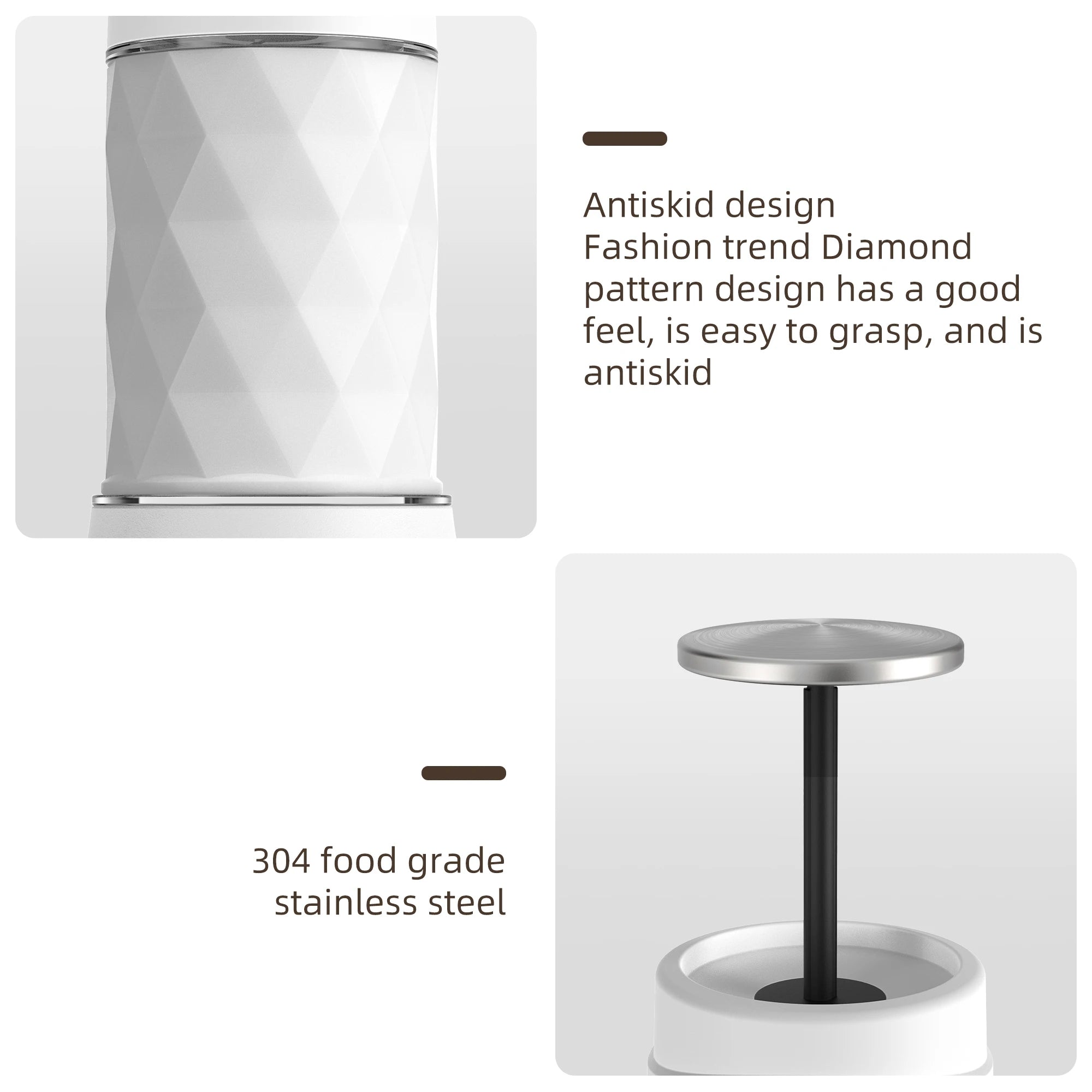 BioloMix Portable Coffee Maker Espresso Machine Hand Press Capsule Ground Coffee Brewer Portable for Travel and Picnic