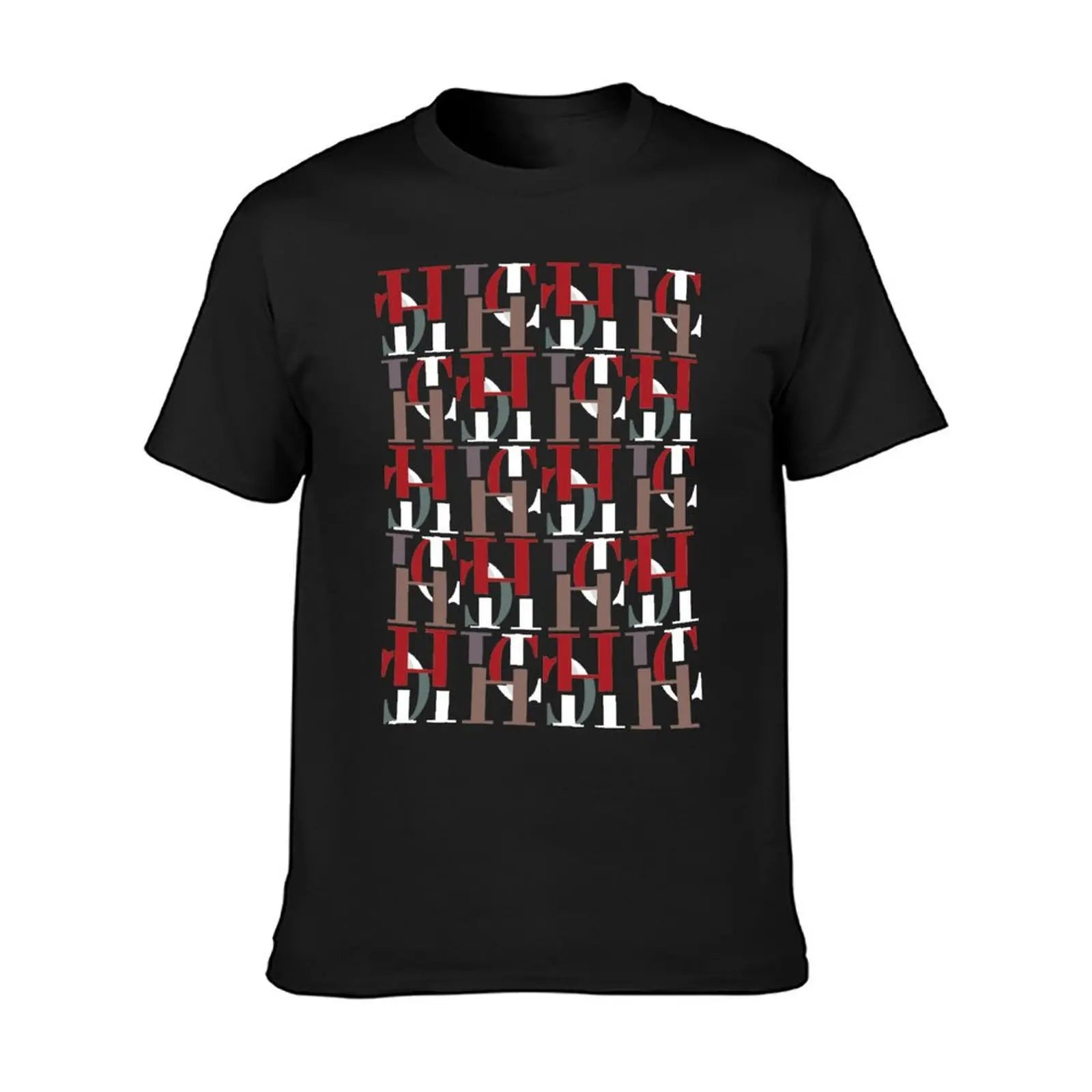 2024 New Digital Print Super Elastic Casual Short-Sleeved Men's Daily Party Home Social T-Shirt Solid Color Vintage Streetwear