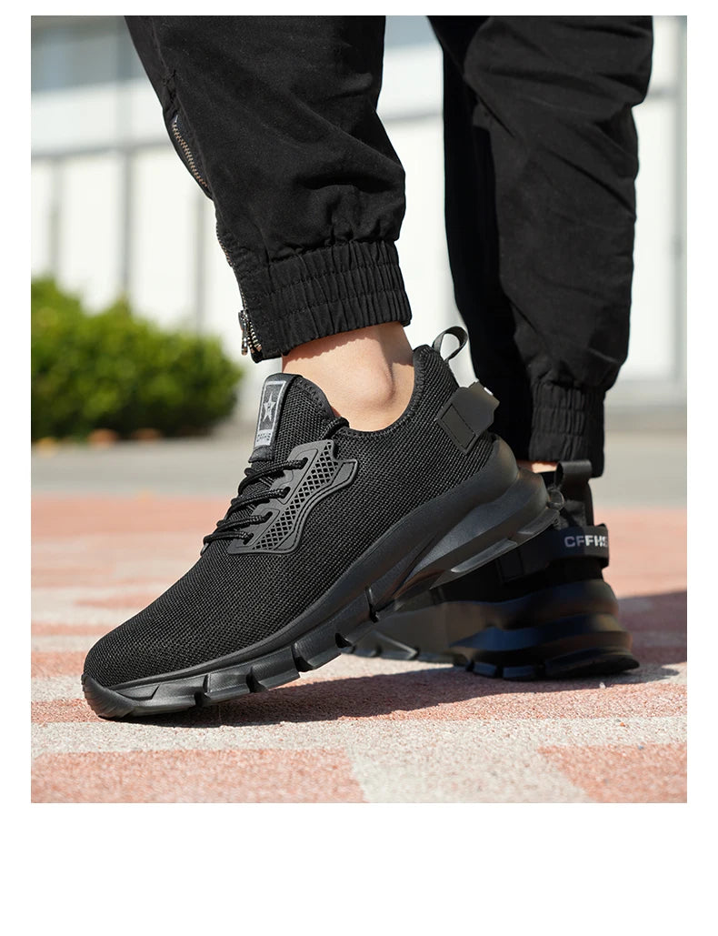 Soft-soled, comfortable, anti-smash, anti-puncture and breathable safety shoes