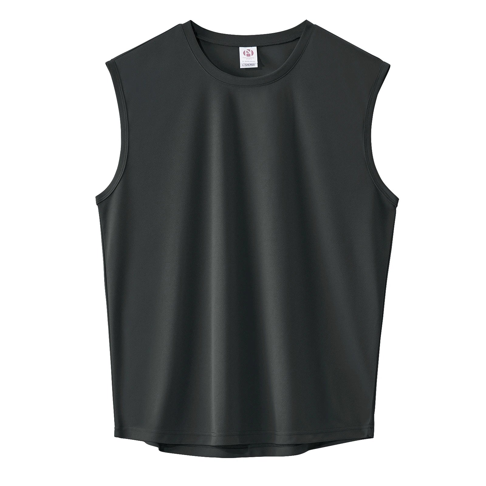 5-piece summer men's quick drying solid color sleeveless sports vest suitable for fitness training and outdoor activities