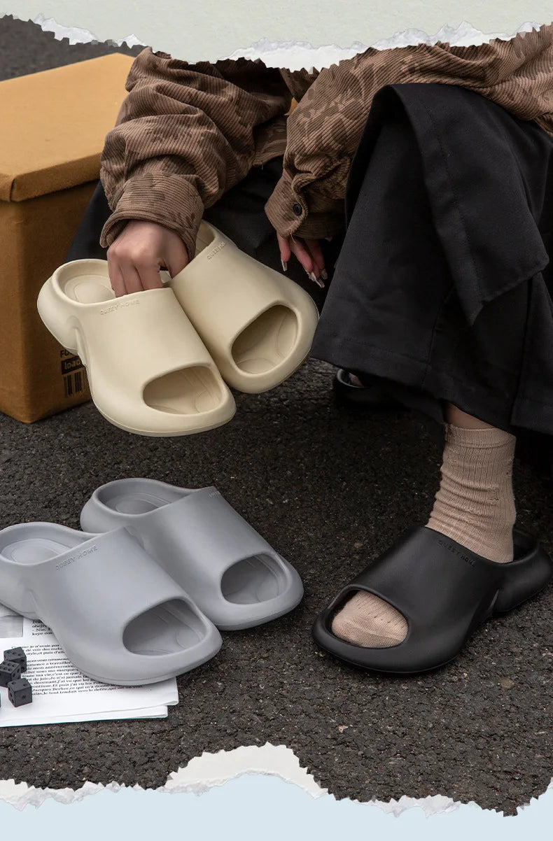 LItfun Fashion Men Sandals Large Size Indoor Outdoor Slippers Non-Slips Casual House Shoes Men Classic EVA Slippers Beach Shoes