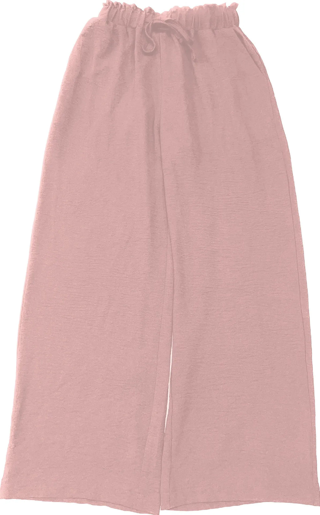 2025 Cross border Women's Four Seasons Wide Leg Loose Drawstring Casual Fashion Pants