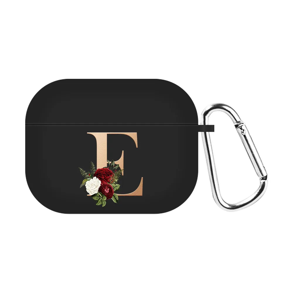 For Airpods Pro 2 USB C Case Silicone Letters Earphone Case For Apple AirPods  4 2nd Generation Pro2 Funda Headset Sleeve Case