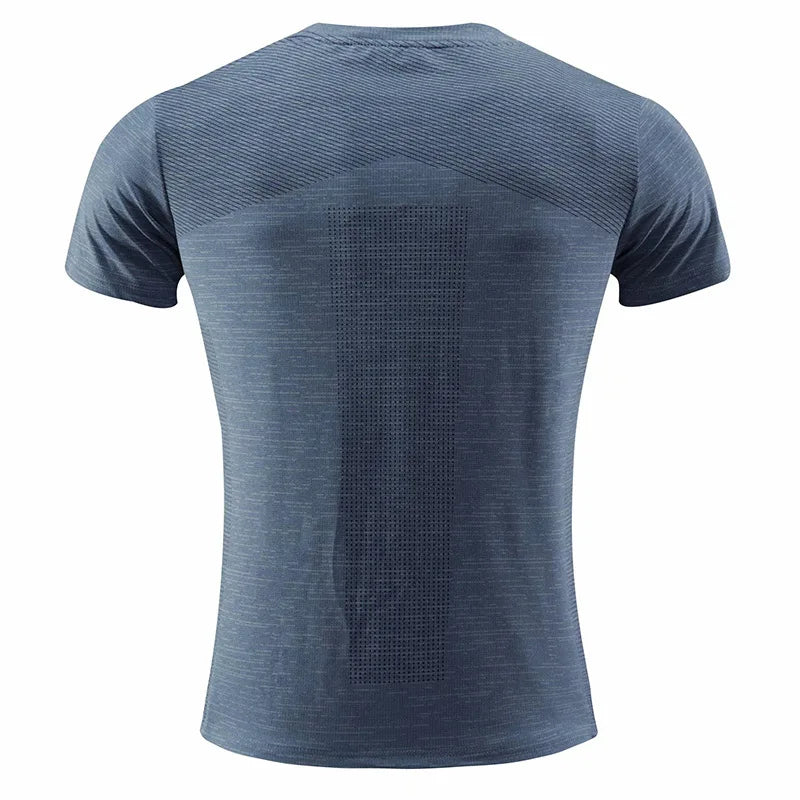 2025 Summer Running T-Shirts for Men High Quality Oversize Tees Breathable Fabric Basketball Soccer Workouts All Day Comfort