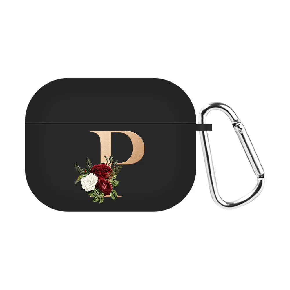 For Airpods Pro 2 USB C Case Silicone Letters Earphone Case For Apple AirPods  4 2nd Generation Pro2 Funda Headset Sleeve Case