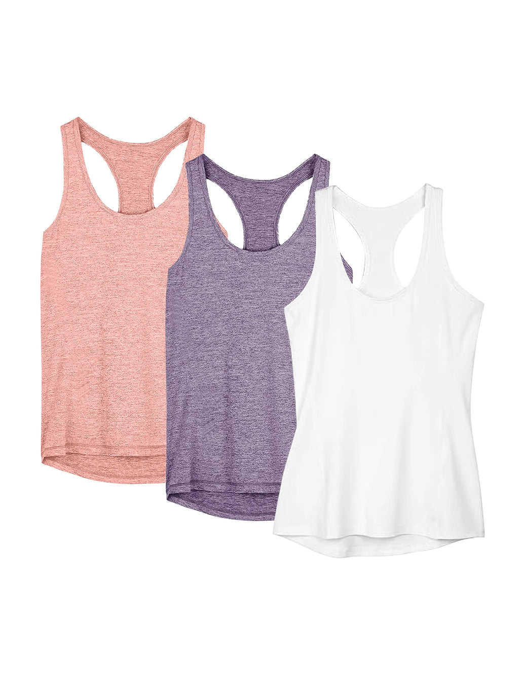 3 Pcs Women Sport tank Tops Loose Yoga Tops Quick Dry Workout Sport Tops For Women Fitness Sport Yoga Shirt
