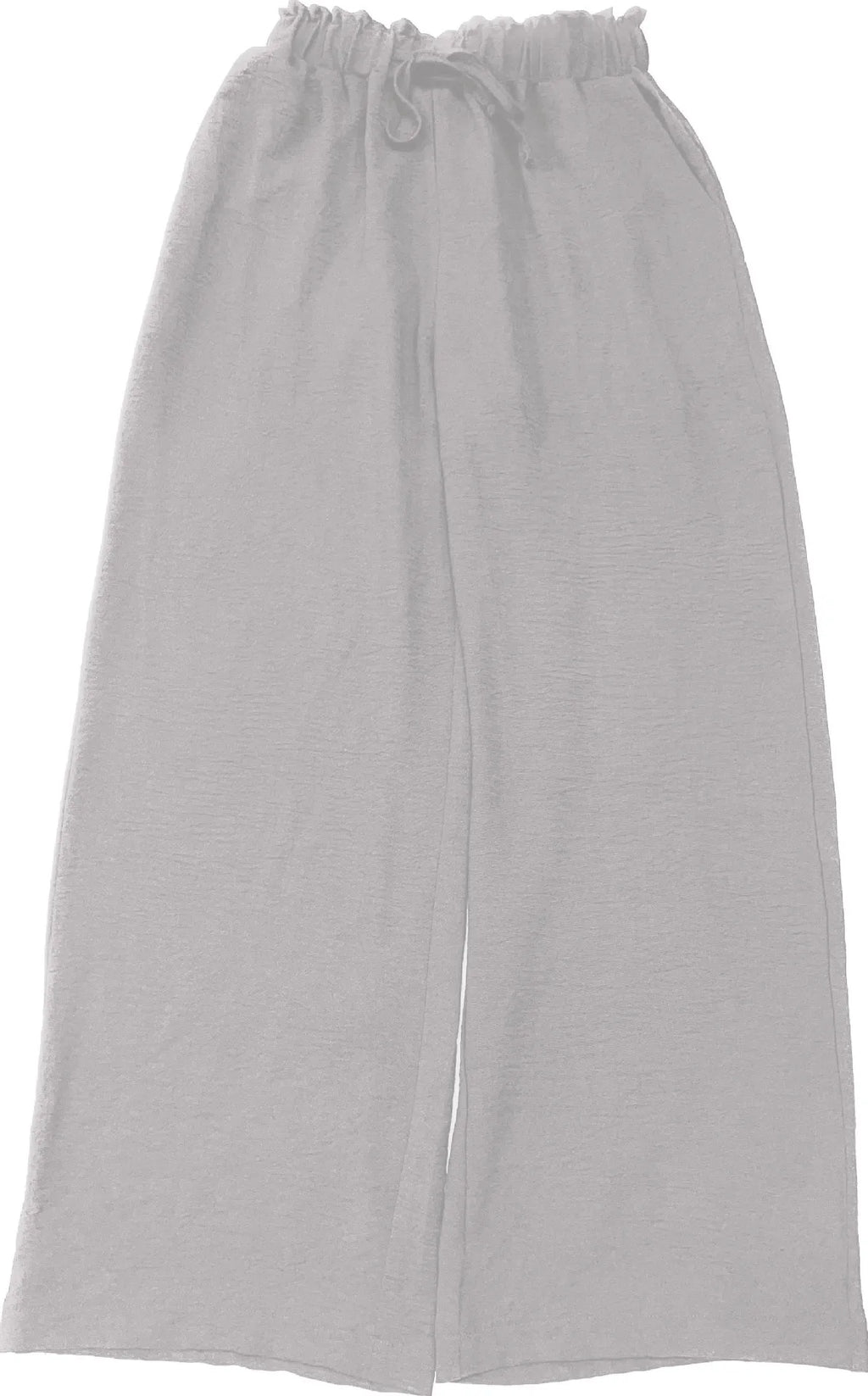 2025 Cross border Women's Four Seasons Wide Leg Loose Drawstring Casual Fashion Pants