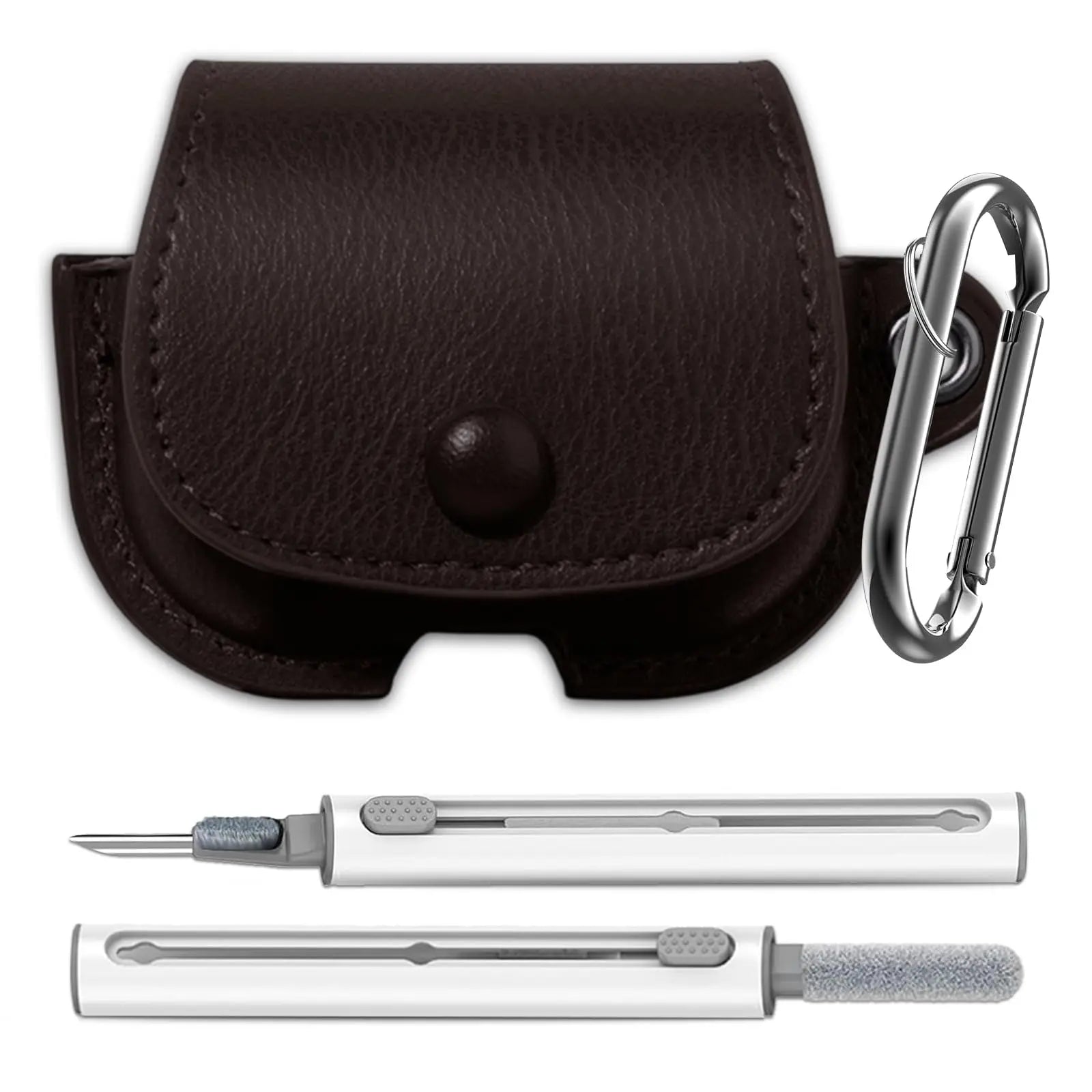 for Apple Airpod Pro 3 Case 2025 Leather Wireless Charging Protective Headphone Case Cover Leather Case for Airpods Pro 3rd Gen