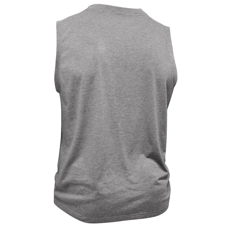 Men s Athletic Tank Top Sleeveless Basketball Shirt Quick-Dry Breathable Muscle Fitness Sports Vest with Button Detail
