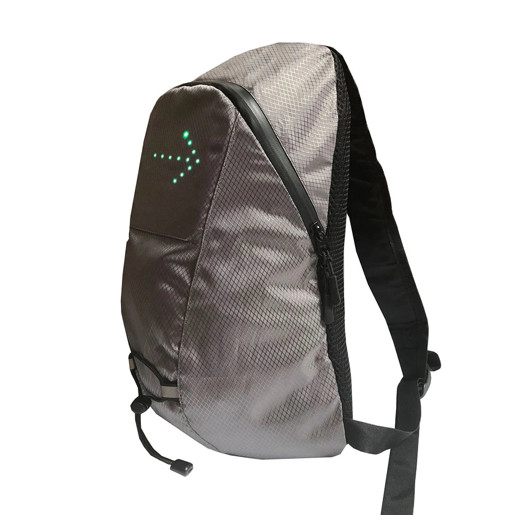 Backpacks Men Bicycle Cycling Bag Wireless Remote LED Turn Signal Light Designer Knapsack Male Rucksuck Men‘s Travel Backpack