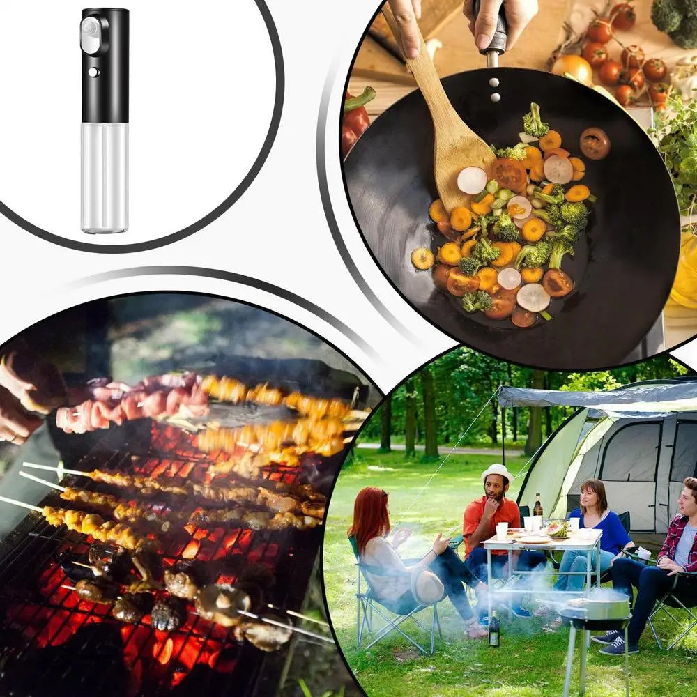 200ml Electric Butter Sprayer for Cooking Olive Oil Butter Dispenser Bottle For Kitchen Air Fryer BBQ Salad Baking gadgets