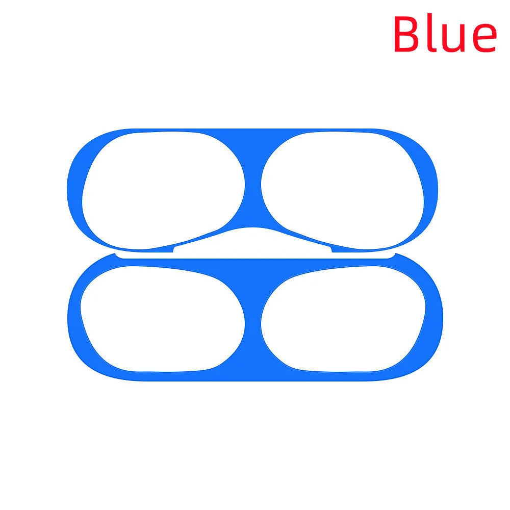 Metal Dust Guard Sticker for Apple AirPods Pro 2 Case Dust-proof Cover Sticker Anti-scratch Earbuds Film for Airpods 3 Pro 2 1