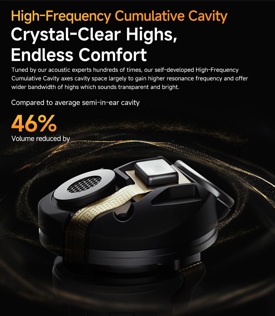 QCY HT10 AilyBuds Pro+ ANC Bluetooth Wireless Earphone Adaptive AI Audio Hi-res LDAC Earbuds ANC dual Connection Headphone