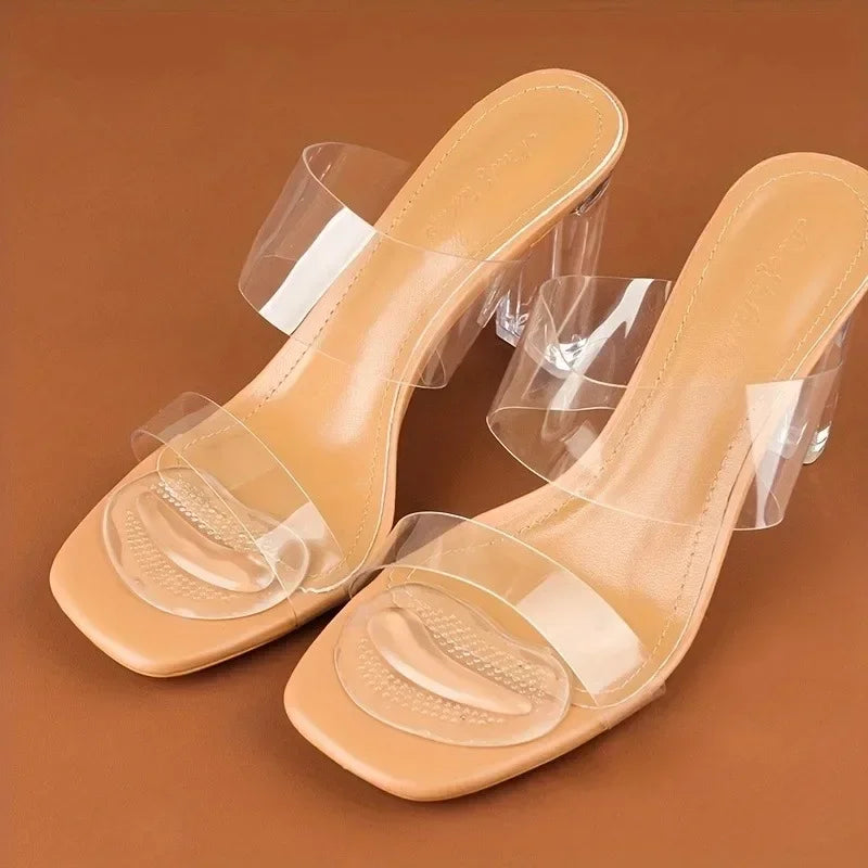 NEW Forefoot Pads For Sandals High Heels Silicone GEL Invisible Half Size Pads Non-slip Stickers Thickened Self-adhesive 1Pair