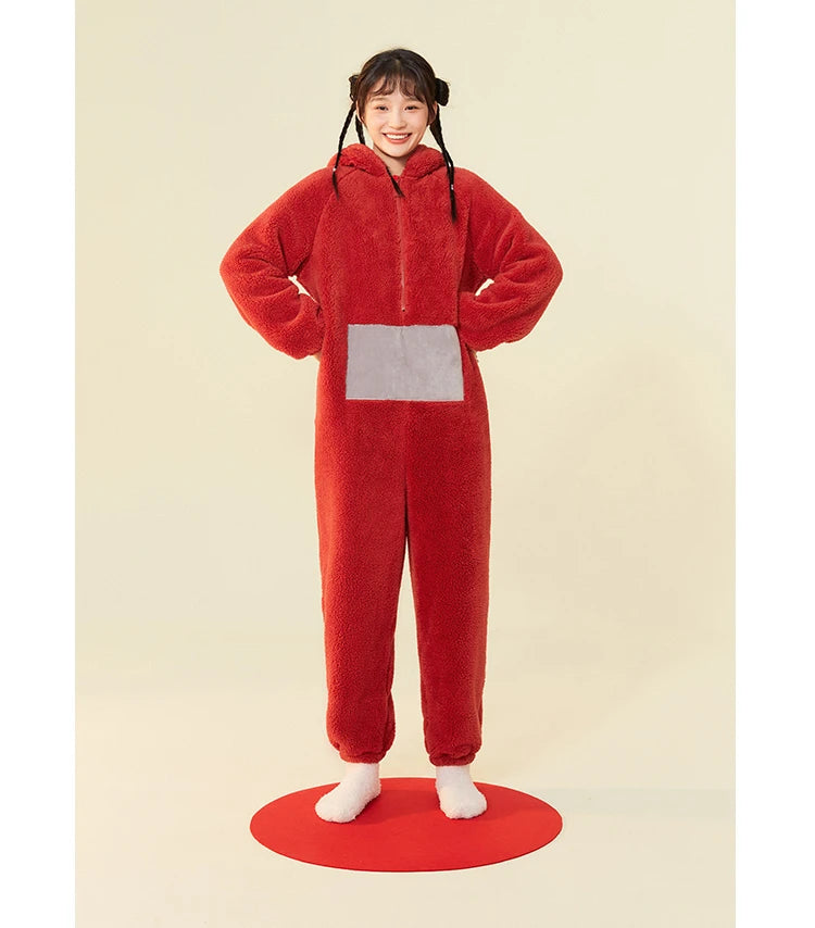 Adults Kids Onesies Soft Long Sleeves Pajamas Dipsy Tinky Winky Po Lala Costumes Home Clothes Women Unisex Homewear