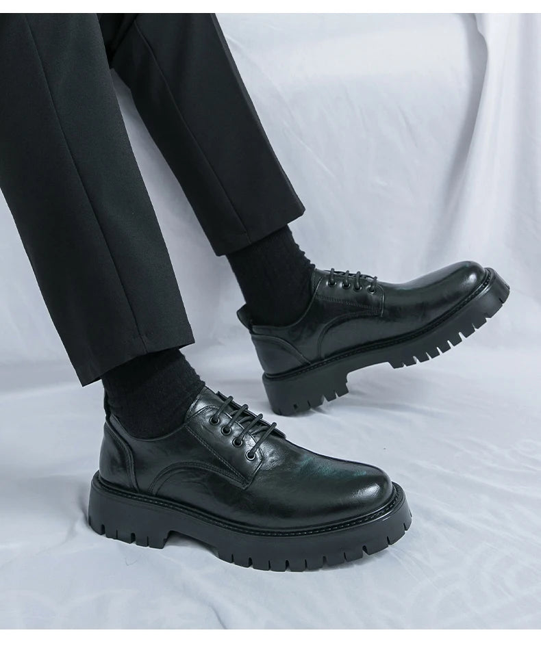 Men's Dress Oxford Shoes Classic Lace Up Formal Shoes