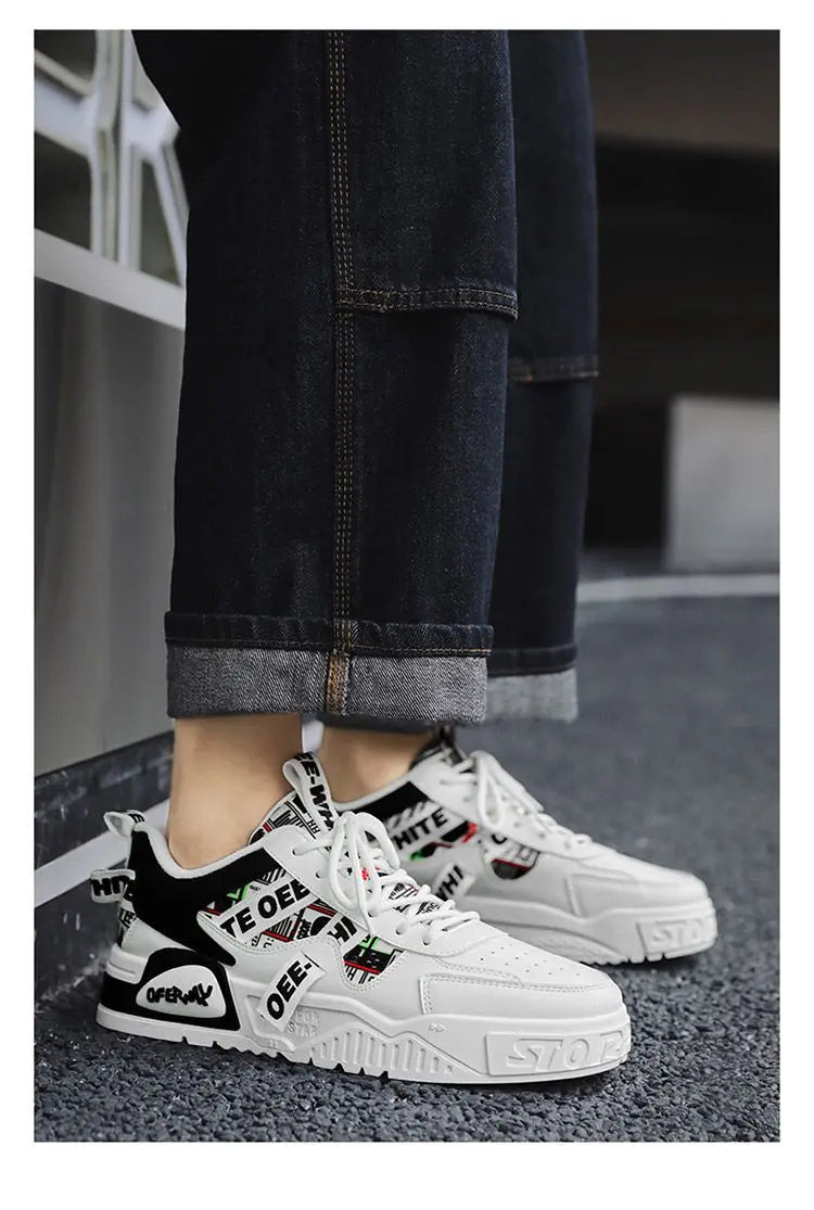 2025 Luxury Men's Vulcanized Shoes Summer Casual Sneaker for Men Outdoor Running Platform Designer Skateboard Tenis Masculino