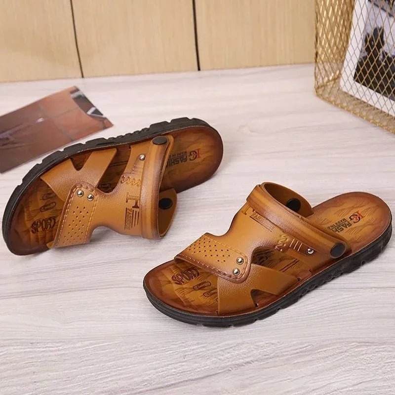 Men Sandals Non-slip Summer Flip Flops High Quality Outdoor Beach Slippers Casual Shoes Cheap Men's shoes
