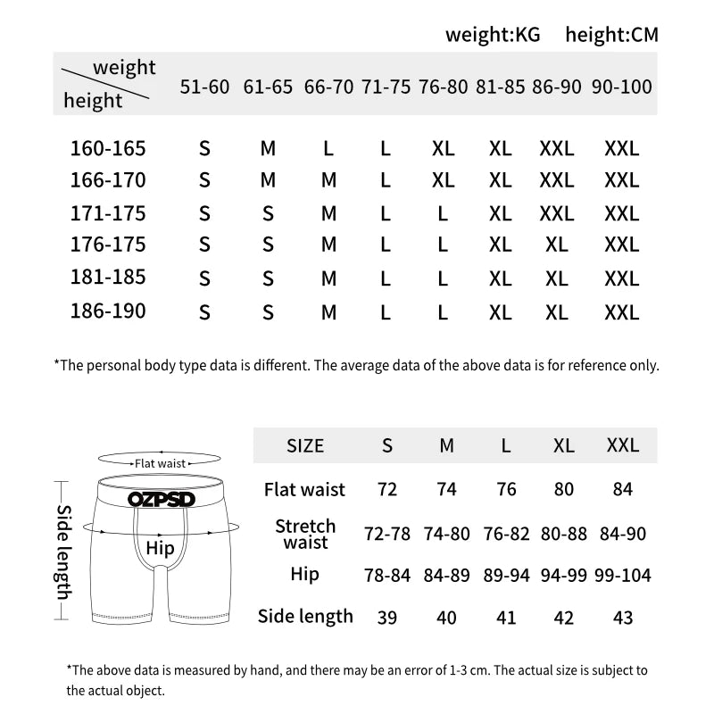 1Pcs Sexy Men Underwear Boxershorts Fashion Print Man Underpants Panties Men Innerwear Mens Boxer Briefs Plus Size Men's Trunks
