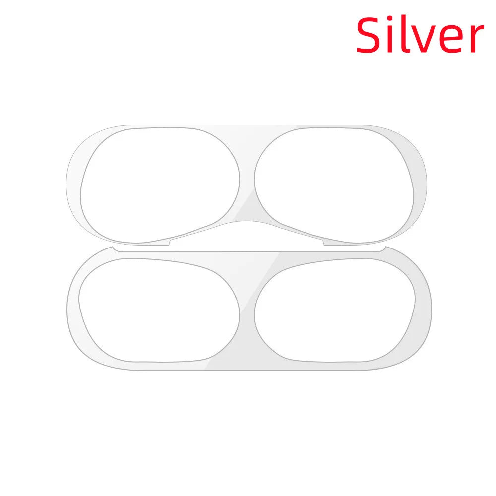 Metal Dust Guard Sticker for Apple AirPods Pro 2 Case Dust-proof Cover Sticker Anti-scratch Earbuds Film for Airpods 3 Pro 2 1