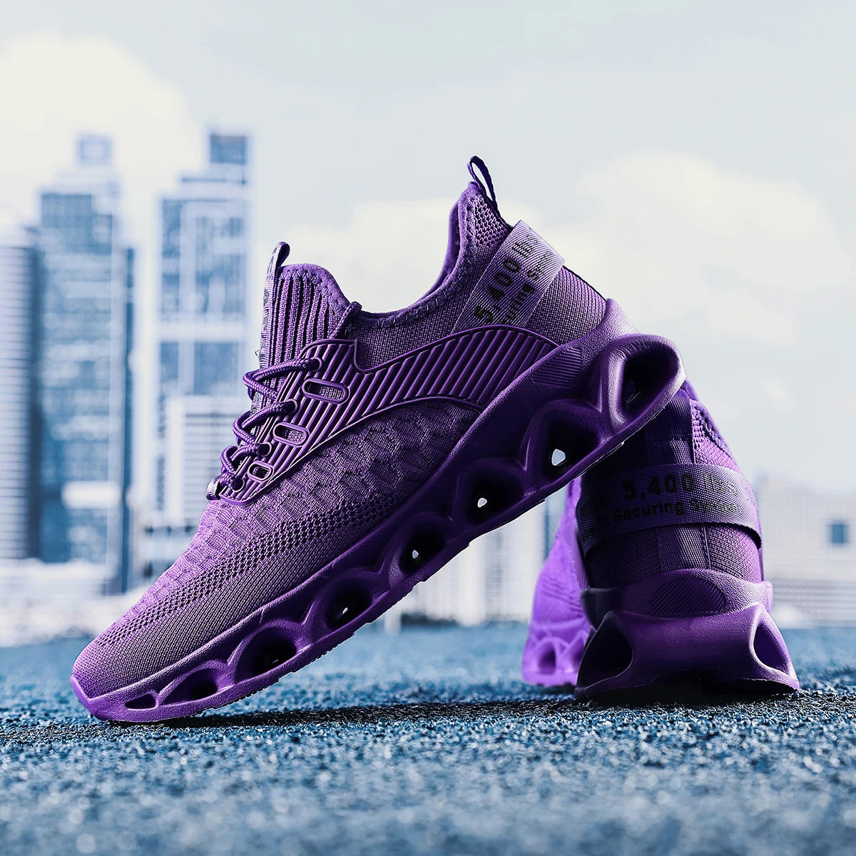 Women's running shoes, lightweight mesh, breathable and comfortable flat soft tennis shoes, blade sports shoes for women