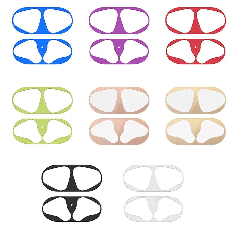 Metal Dust Guard Sticker for Apple AirPods Pro 2 Case Dust-proof Cover Sticker Anti-scratch Earbuds Film for Airpods 3 Pro 2 1