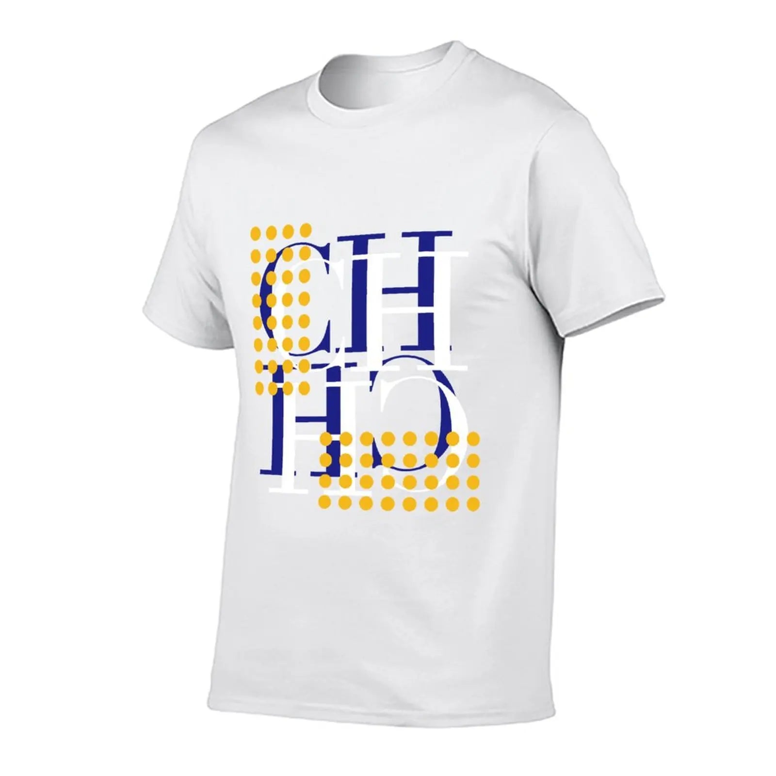 CHCH Men T Shirt Summer Cotton Tops Fashion Tshirts O-neck Round Collar Short-Sleeve Men Top Tees