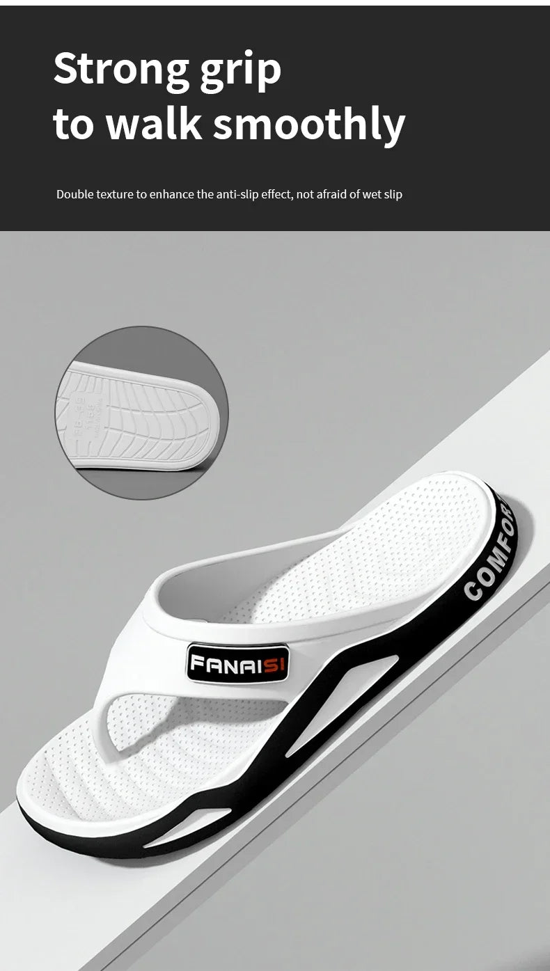 New 2026 Flip Flops For Man Flip-Flops Sports Beach Sandals Men Casual Fashion & Trend Comfortable Shoes House Home Outdoor