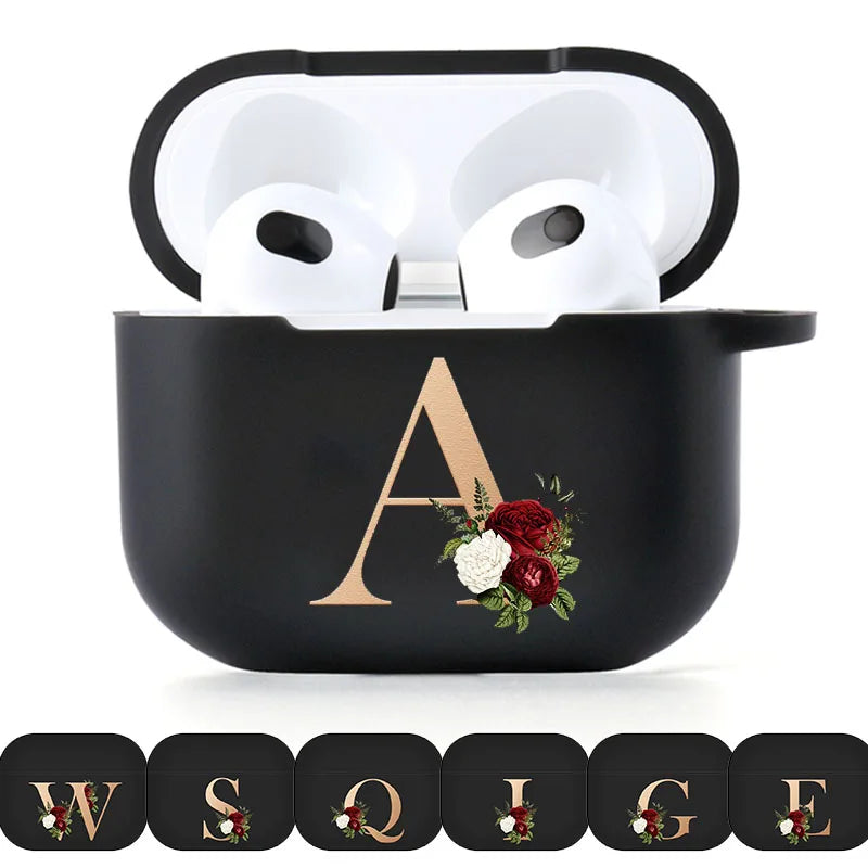 For Airpods Pro 2 USB C Case Silicone Letters Earphone Case For Apple AirPods  4 2nd Generation Pro2 Funda Headset Sleeve Case