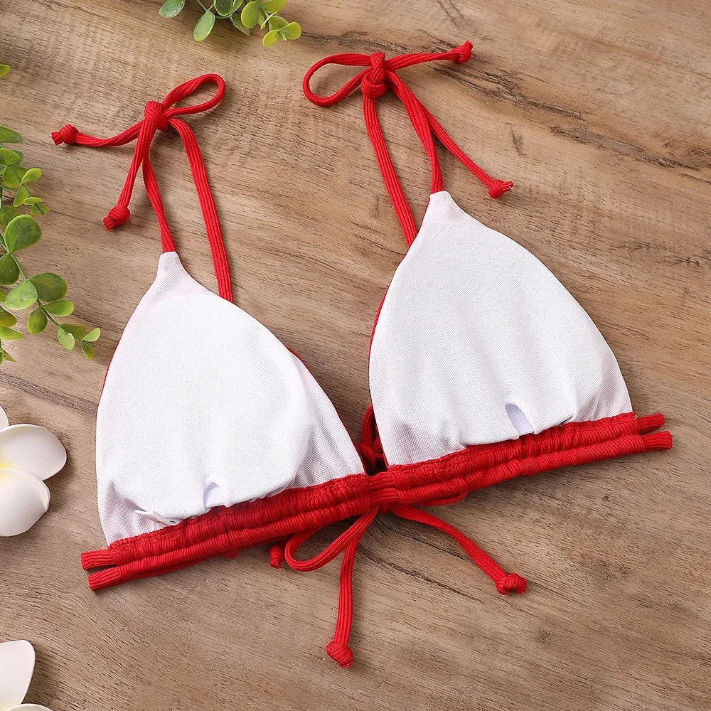 Bikini Suit Women's  Summer Beach Suit Brazil Swimsuit 2023 Sexy Women's Hot Spring Swimsuit Biquini  Ropa Mujer