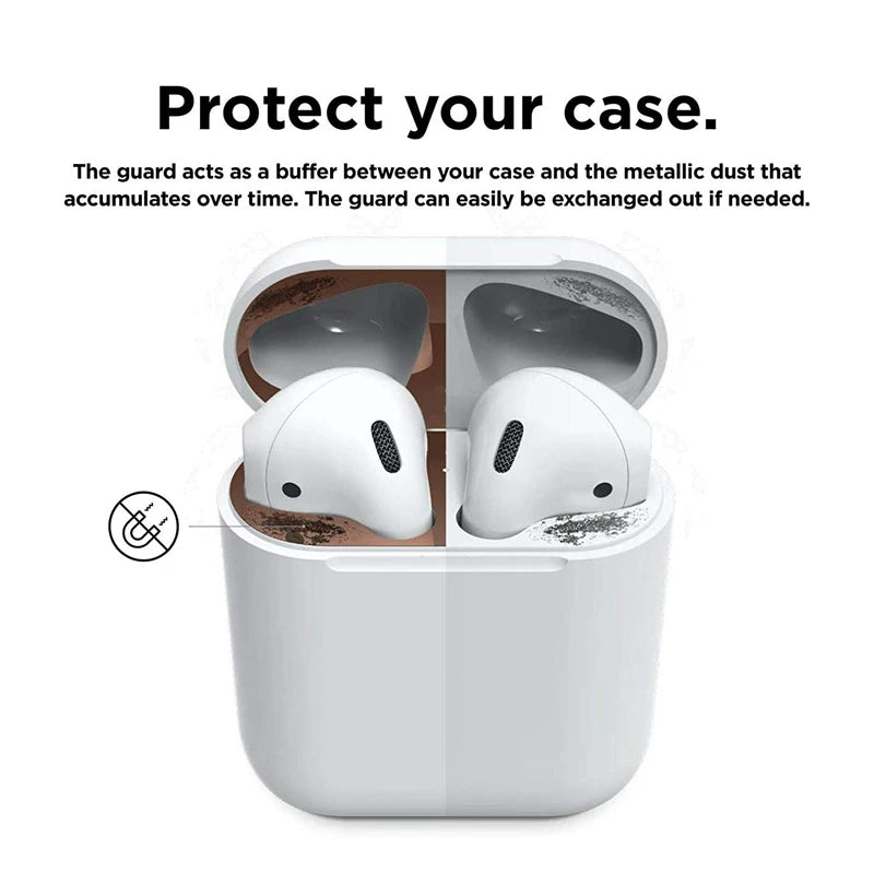 Metal Dust Guard Sticker for Apple AirPods Pro 2 Case Dust-proof Cover Sticker Anti-scratch Earbuds Film for Airpods 3 Pro 2 1