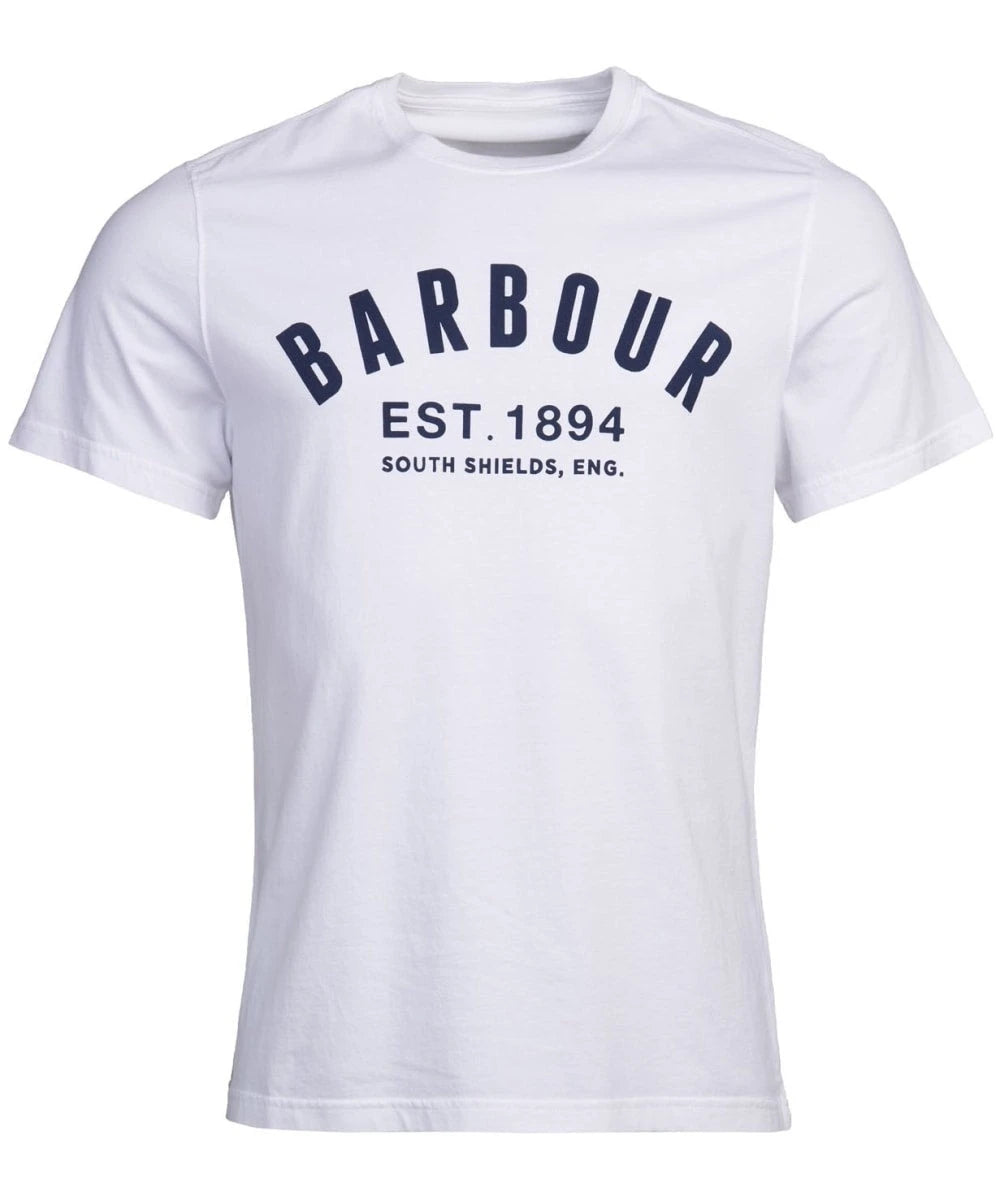 Barbour Logo Outdoor Sports Peripheral Pattern Printing Summer Luxury Brand Cotton Men's and Women's T-Shirts Short Sleeves