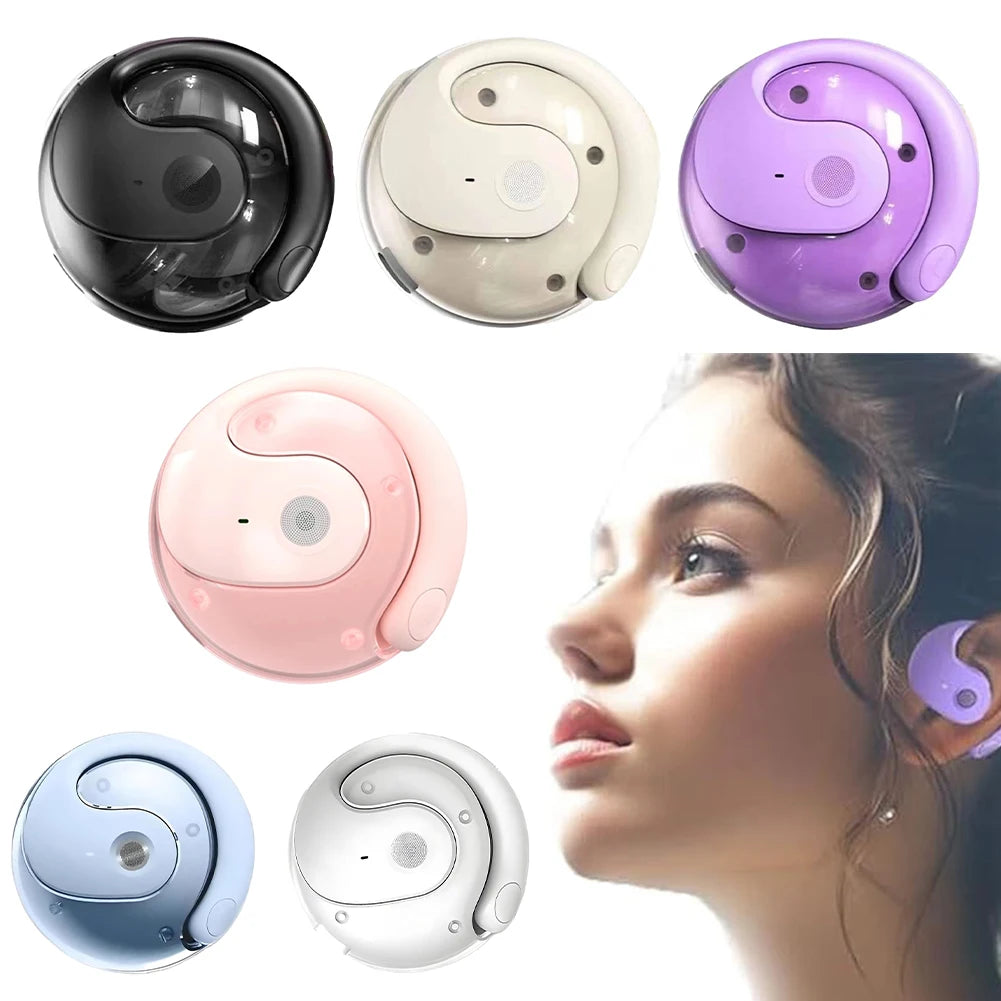 Language Translator Headphones Supports 144 Languages Simultaneous Interpretation Earphone Ear Hanging Headphone for Travelers