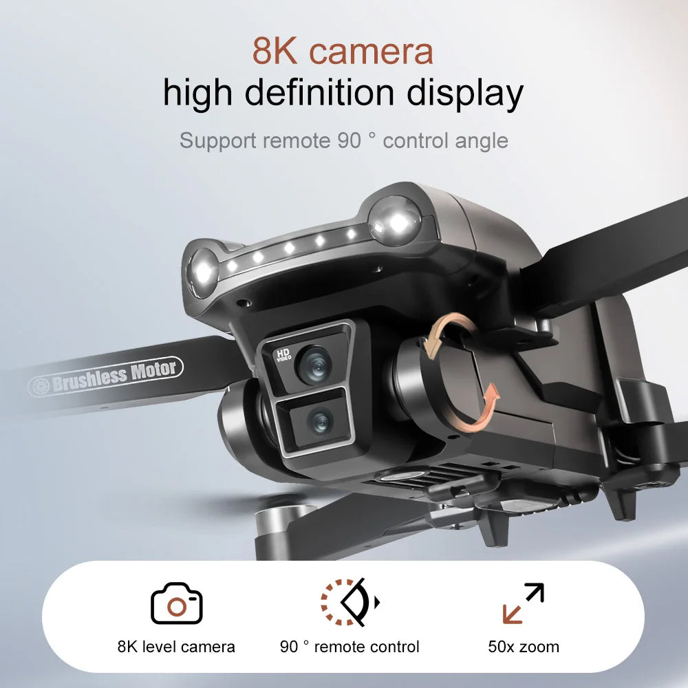 For Xiaomi V198 MAX GPS Drone  8K HD Aerial Photography Dual Camera Brushless Quadrotor Laser Obstacle Avoidance  Aerial Optical