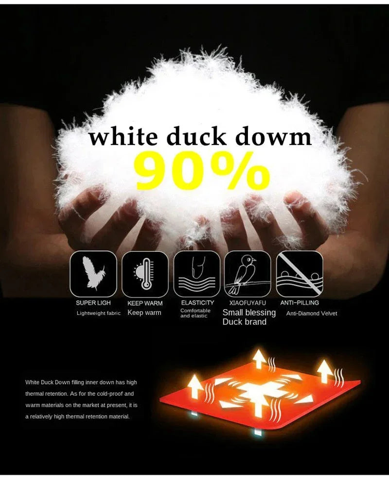 New Thermal Winter Skiing Down Jacket Ski Suit Men Snowboard Bibs Pants Warm Set Male Snowmobile Clothing For Wear Overalls