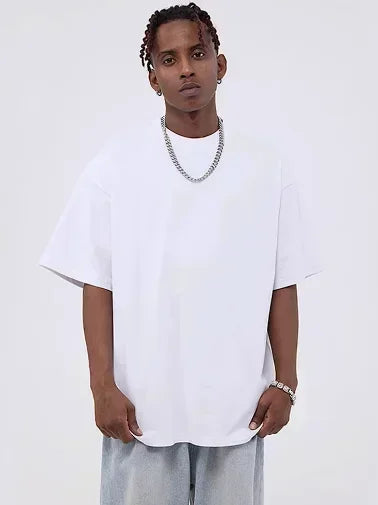 2025 New Summer Fashion Brand Men's Cotton T-shirt Letter-printed Women Short-sleeved Round Neck Loose T-shirt High Quality Tee