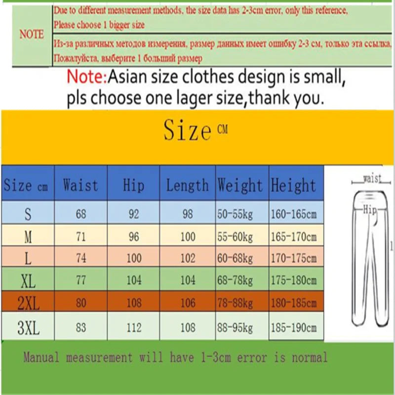2024 Spring and Autumn Men's Fashion Printed Trousers Casual Sports Pants Bottoms Jogging Fitness Sports Pants S-3XL