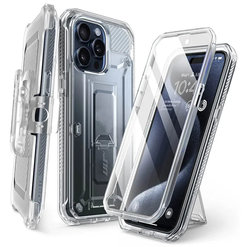 SUPCASE For iPhone 15 Pro Max Case 6.7" (2023) UB Pro Full-Body Rugged Heavy Duty Rugged Case with Built-in Screen Protector
