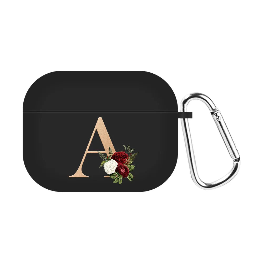 For Airpods Pro 2 USB C Case Silicone Letters Earphone Case For Apple AirPods  4 2nd Generation Pro2 Funda Headset Sleeve Case