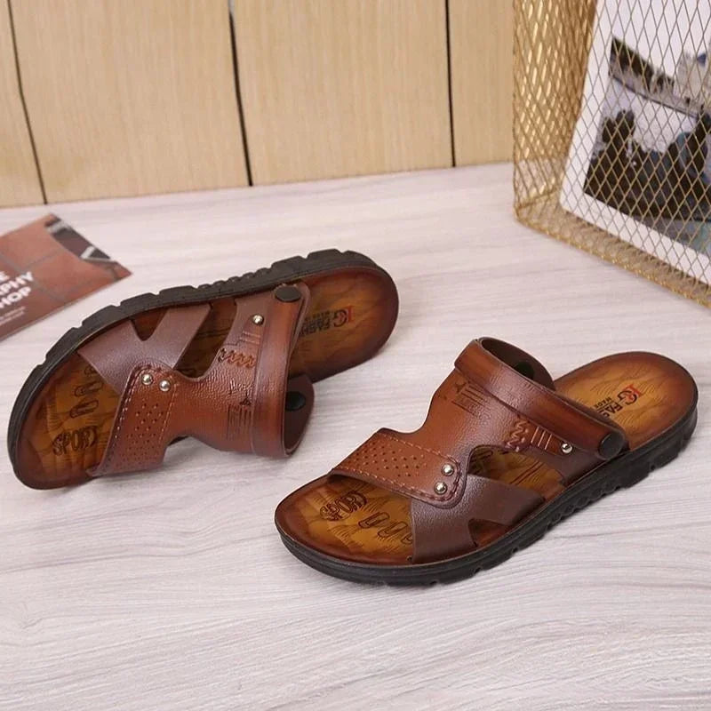 Men Sandals Non-slip Summer Flip Flops High Quality Outdoor Beach Slippers Casual Shoes Cheap Men's shoes