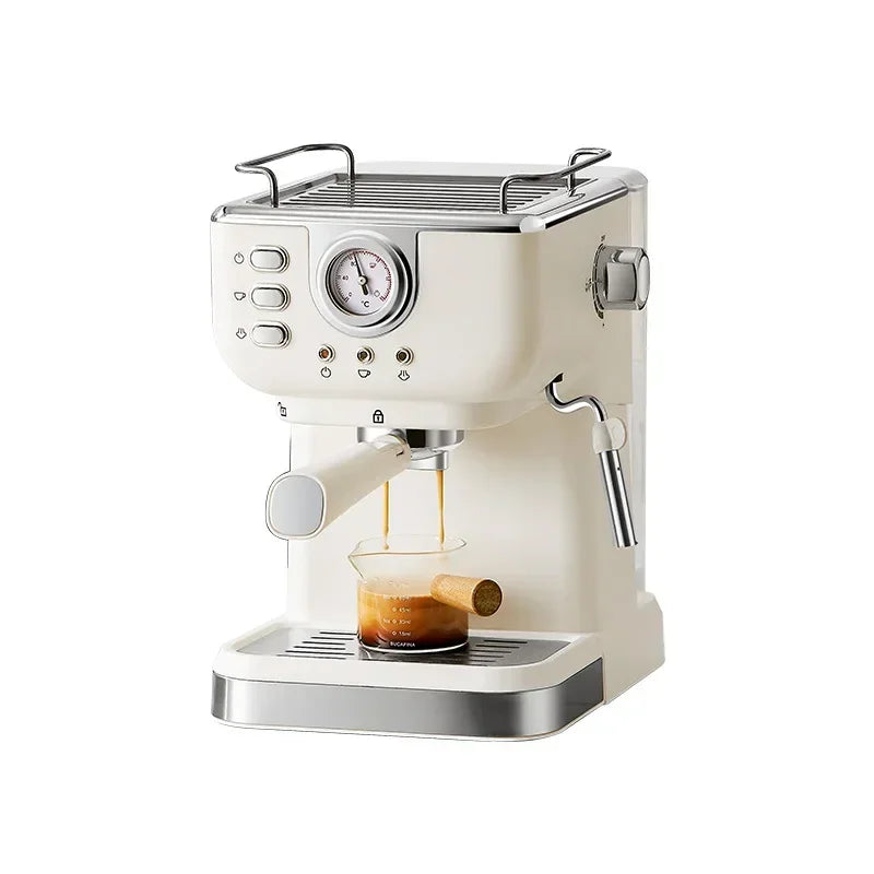20 Bar Electric Coffee Machine Italian Semi-automatic Professional Expresso Coffee Maker Office Small Coffee Machines 220V